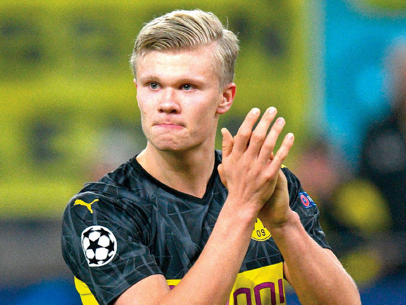 نجم الهجوم النرويجي الشاب لبروسيا دورتموند، إرلينغ هالاند