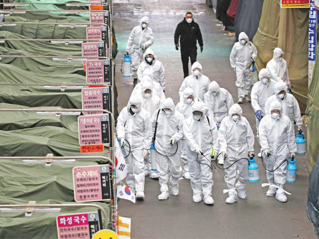 تعقيم عدد من الأسواق في الصين