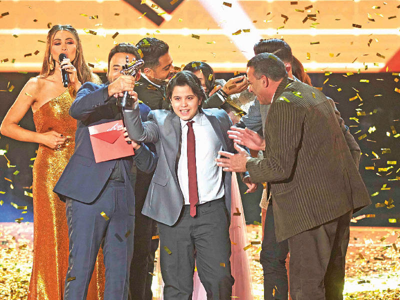 محمد رميح يحتفي باللقب 