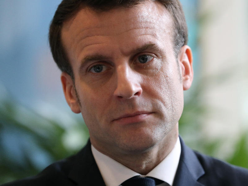 الرئيس الفرنسي إيمانويل ماكرون