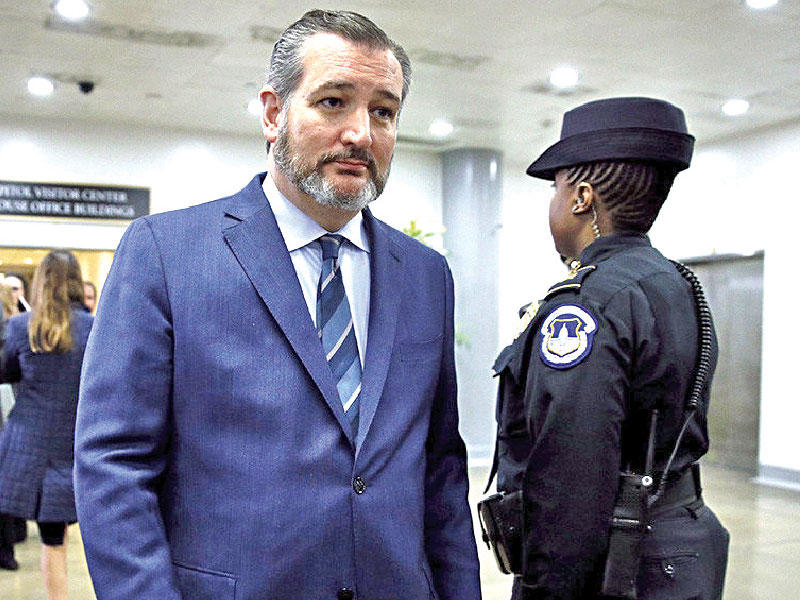 السيناتور تيد كروز في مؤتمر المحافظين قبل أيام 