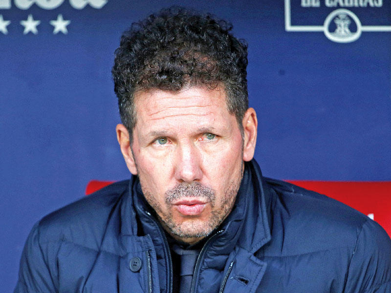 مدرب أتليتيكو مدريد الأرجنتيني دييغو سيميوني