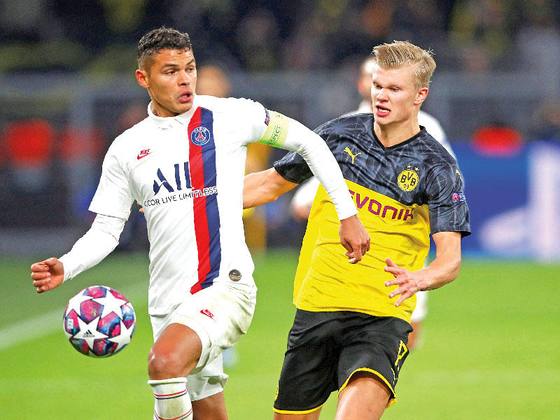 هالاند نجم دورتموند وسيلفا قائد سان جرمان