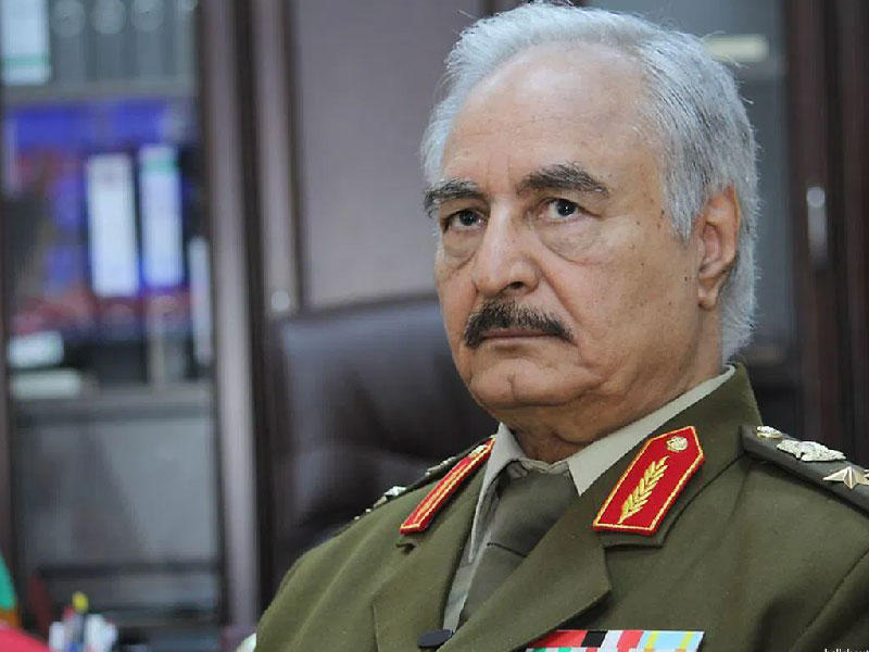 قائد قوات شرق ليبيا (الجيش الوطني)  خليفة حفتر