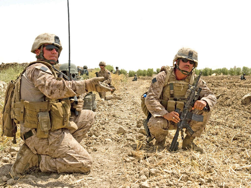 جنود أميركيون في منطقة عمليات القيادة الوسطى