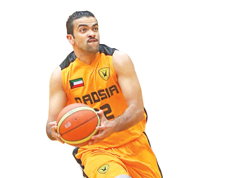 لاعب نادي القادسية والمنتخب الوطني لكرة السلة عبدالعزيز الحميدي 