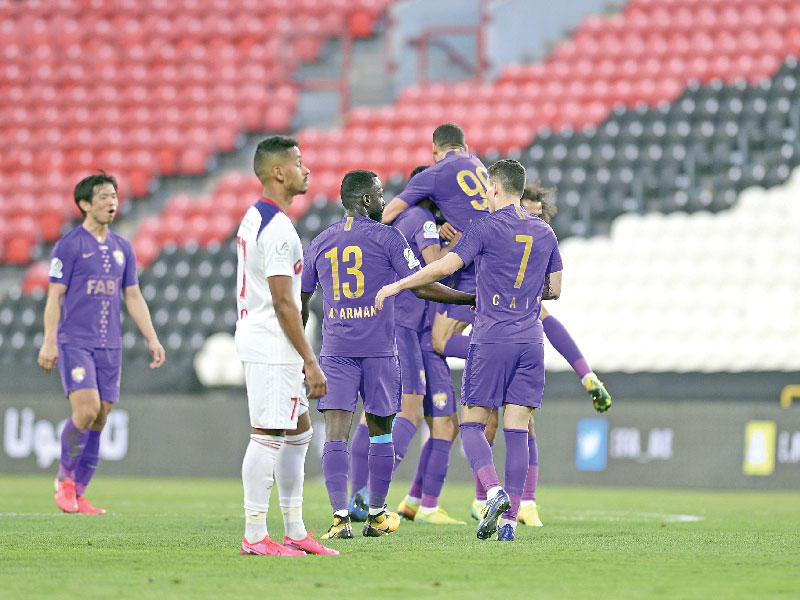 مباراة العين والشارقة