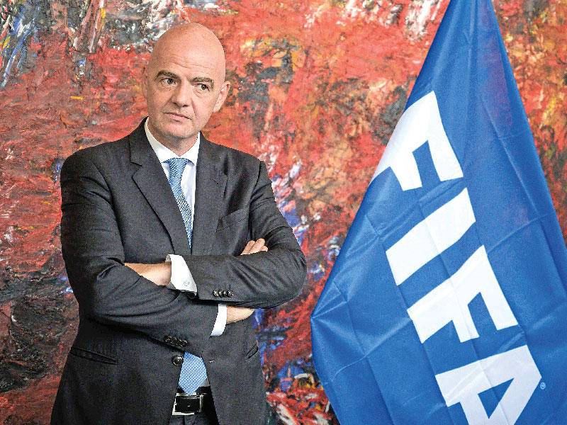 إنفانتينو رئيس الاتحاد الدولي لكرة القدم