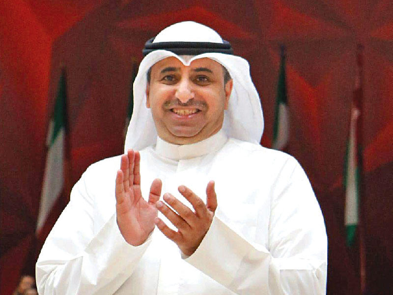 رئيس اتحاد كرة السلة  رشيد العنزي