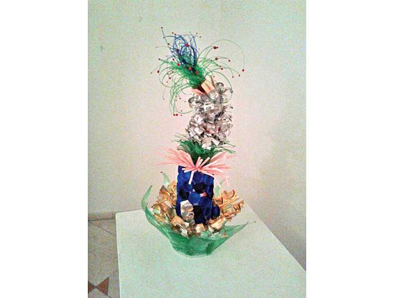 لوحة للفنانة التشكيلية التونسية ليلى الركباني 