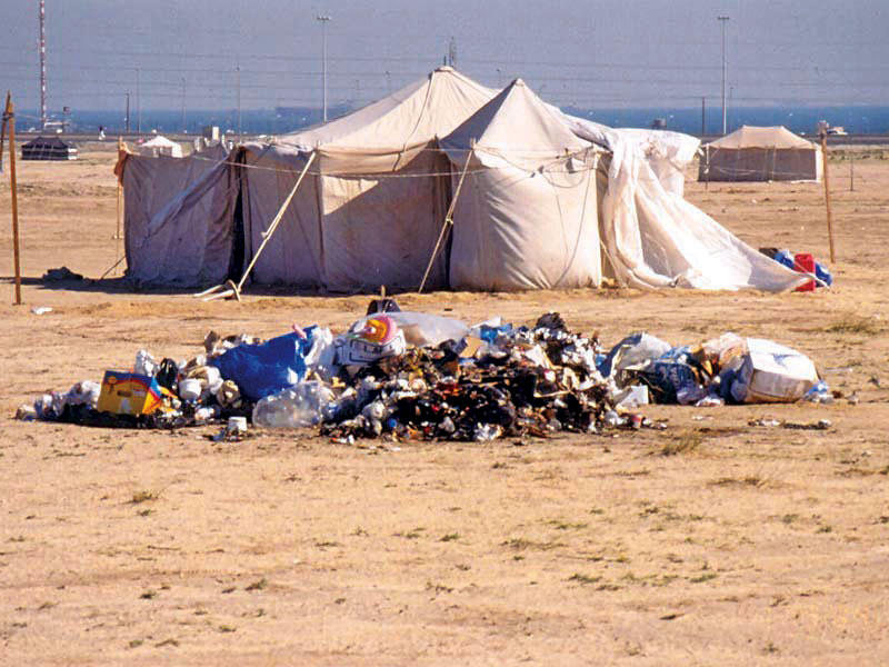 البلدية تبدأ إزالة المخيمات الربيعية