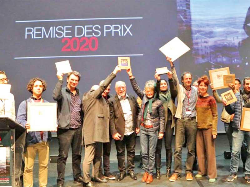 جانب من حفل توزيع جوائز مهرجان «فيغرا»