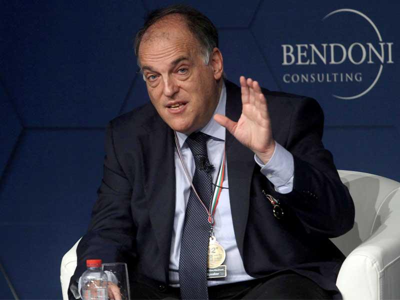 رئيس رابطة الدوري الإسباني لكرة القدم  خافيير تيباس