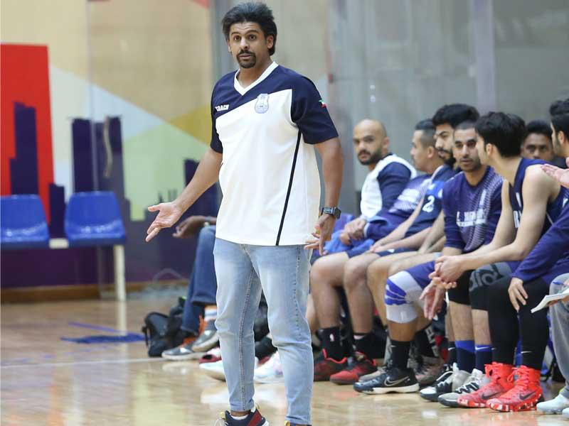 طلال بلال  مدرب كرة السلة بنادي اليرموك