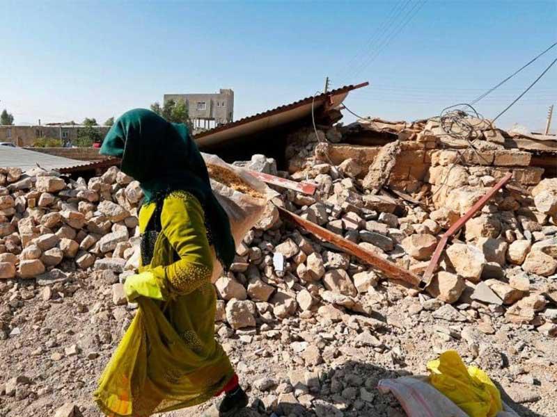 اثار زلزال ضرب ايرا سابقا