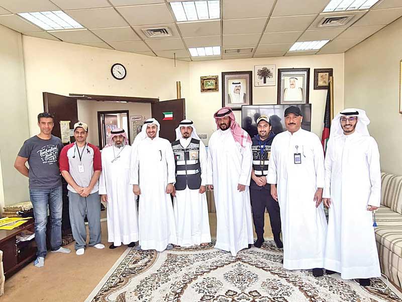 محافظ العاصمة الشيخ طلال الخالد يتفقد إجراءات طوارئ البلدية 