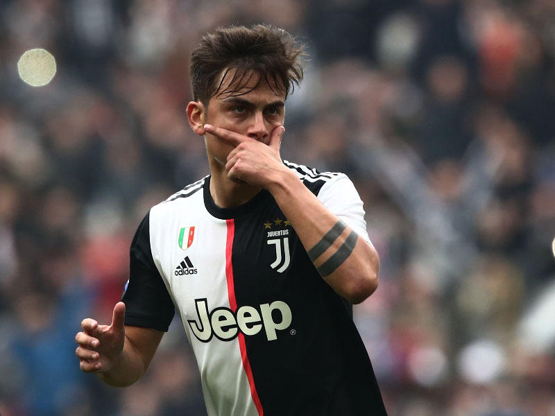 باولو ديبالا مهاجم يوفنتوس الإيطالي 