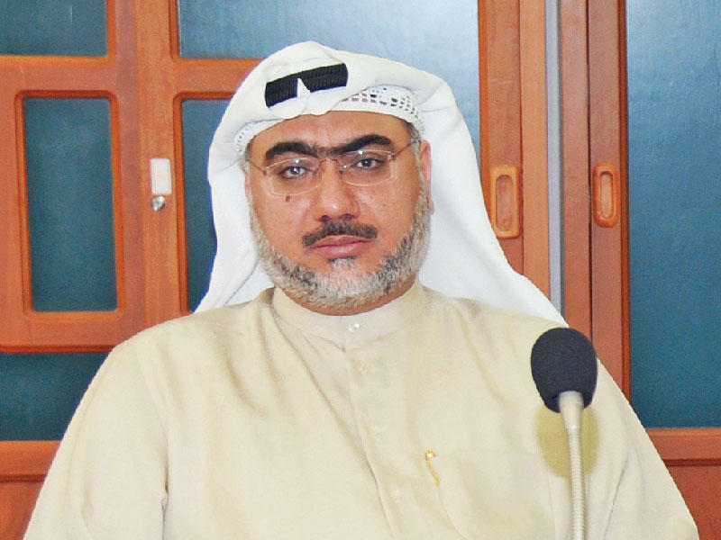 رئيس لجنة الشؤون التشريعية والقانونية البرلمانية النائب خالد الشطي