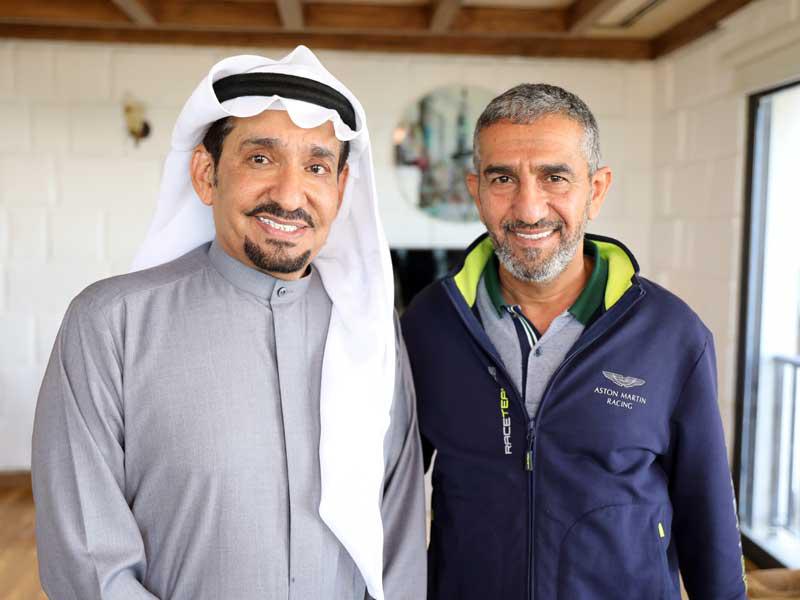 أحمد المقلة مع عبدالله السدحان 