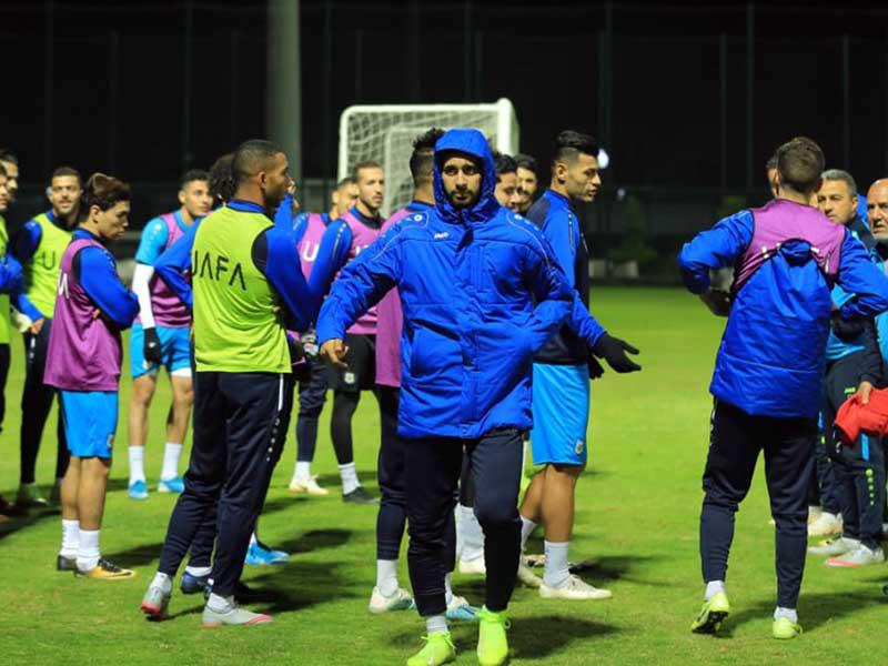 جانب من تدريب سابق لفريق الإسماعيلي