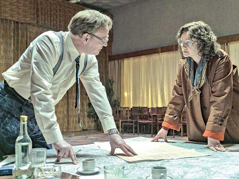 مشهد من مسلسل « تشيرنوبل»