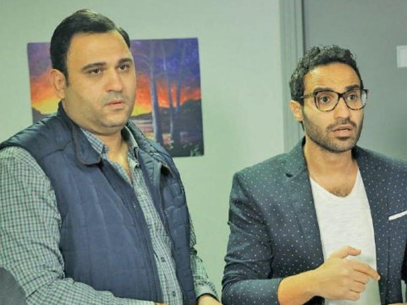 أحمد فهمي وأكرم حسني