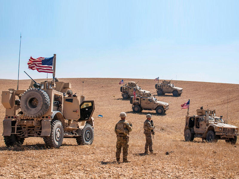 جنود أميركيون على الحدود العراقية - السورية