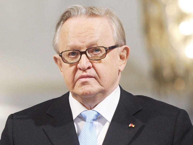 الرئيس الفنلندي السابق مارتي اهتيساري