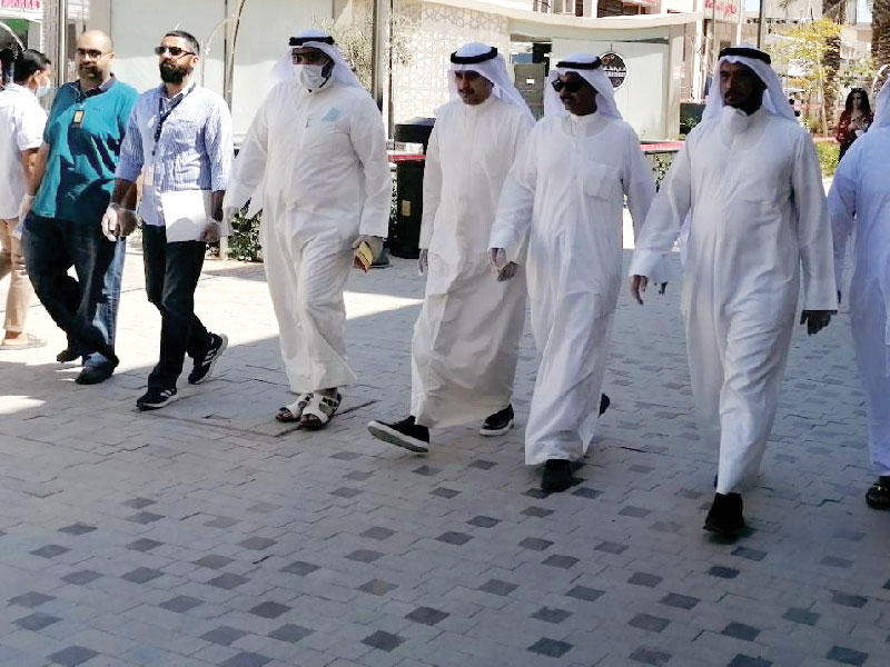 المنفوحي خلال الجولة أمسn