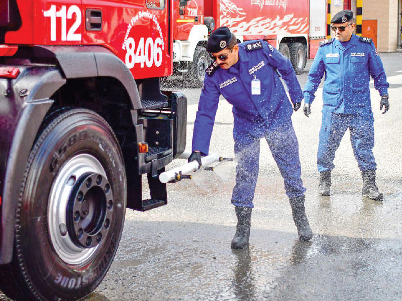 المكراد يشرف على عملية تجهيز الآليات