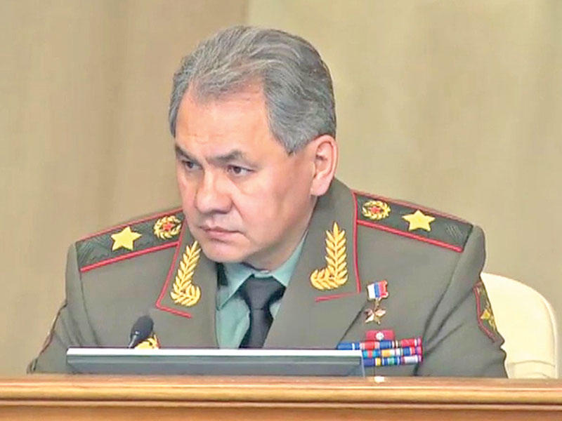 وزير الدفاع الروسي  سيرغي شويغو