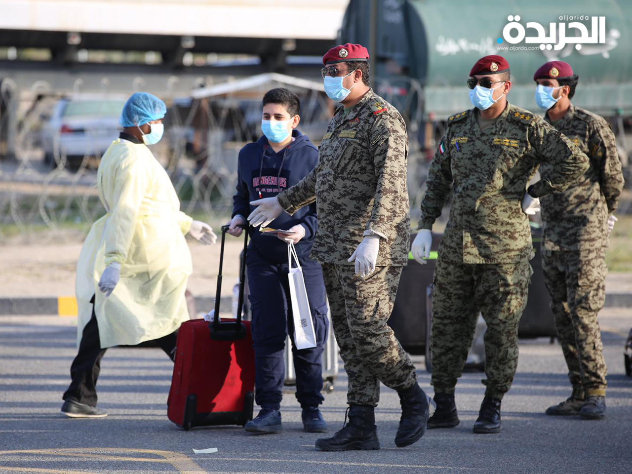 قوة واجب في استقبال المواطنين