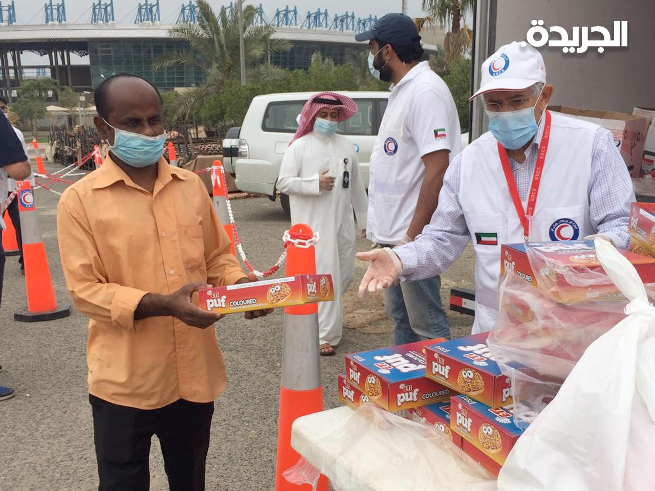 الساير خلال مشاركته في الحملة