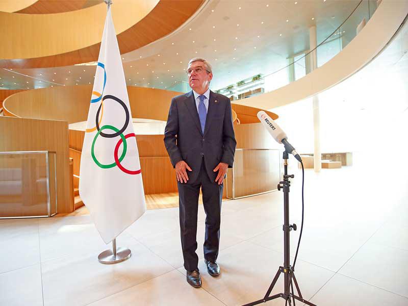 توماس باخ رئيس اللجنة الأولمبية الدولية