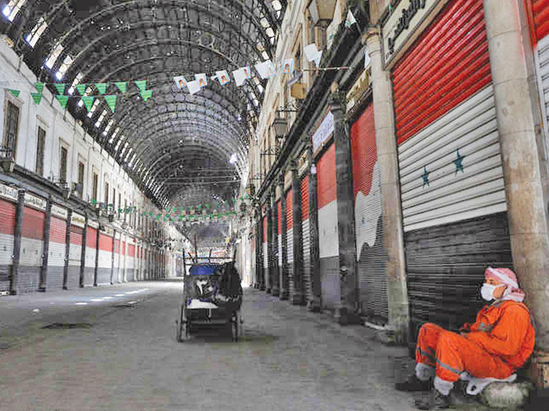 محلات تم غلقها بسبب الحظر 