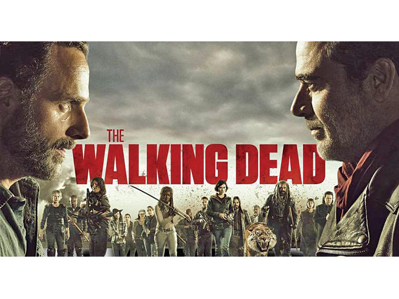 لقطة من «The Walking Dead»