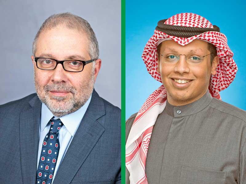  نائب الرئيس في إدارة العقار الدولي سعدون السبت-سامي شبشب رئيس شركة مار-غالف مانغمنت إنك