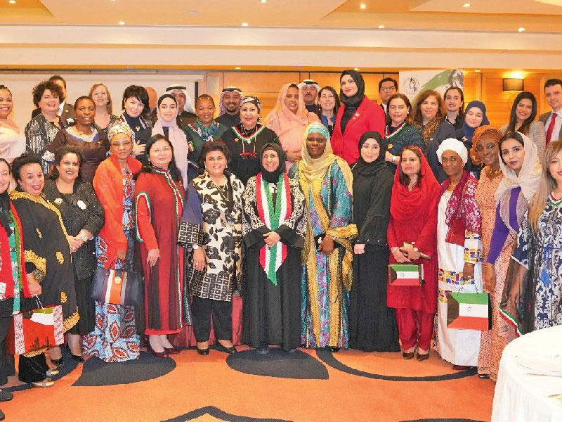 إحدى مناسبات «المرأة الدبلوماسية» t(أرشيف)