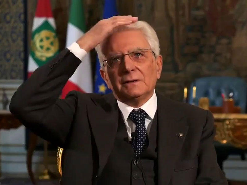 فيديو للرئيس الإيطالي سيرجيو ماتاريلا 