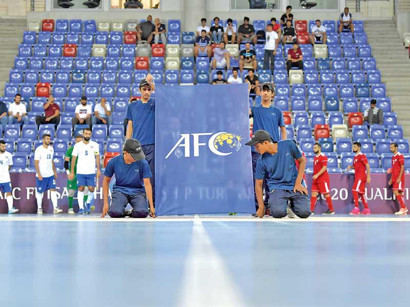 أزرق الصالات في التصفيات الآسيوية