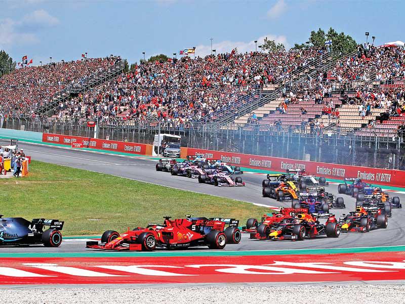 جانب من سباق فورمولا 1 في مايو الماضي