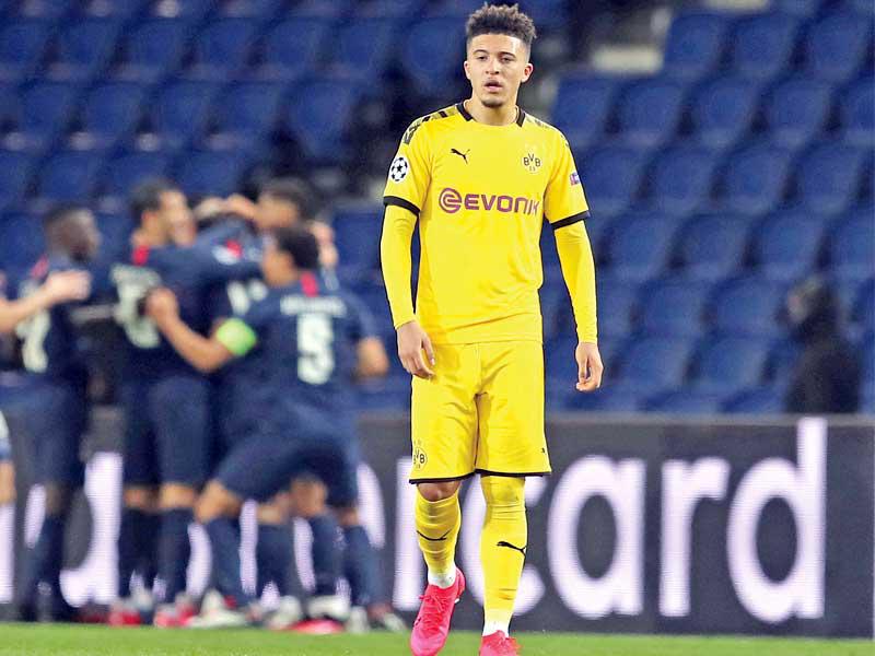 لاعب نادي بوروسيا دورتموند الإنكليزي غادون سانشو 