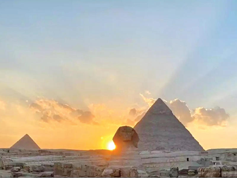 تعامد الشمس على كتف أبوالهول