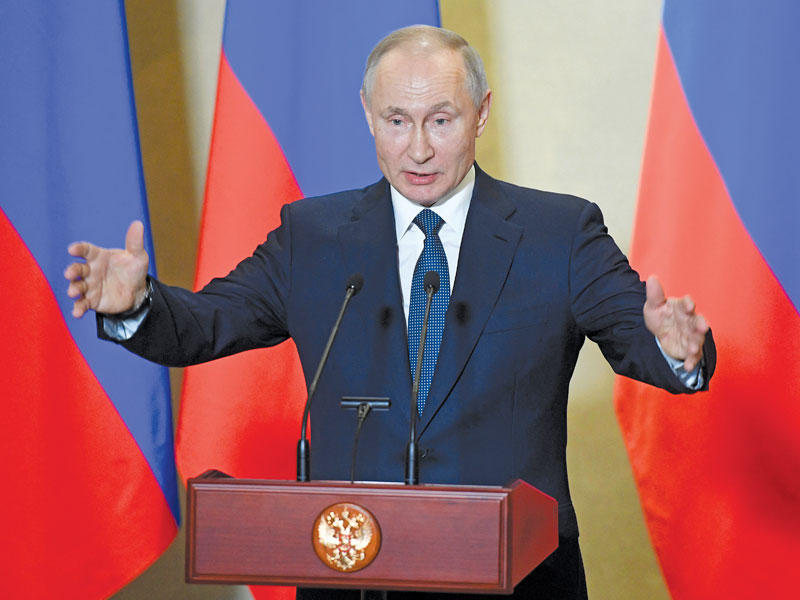 الرئيس فلاديمير بوتين 