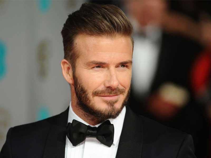 نجم كرة القدم البريطاني السابق ديفيد بيكام