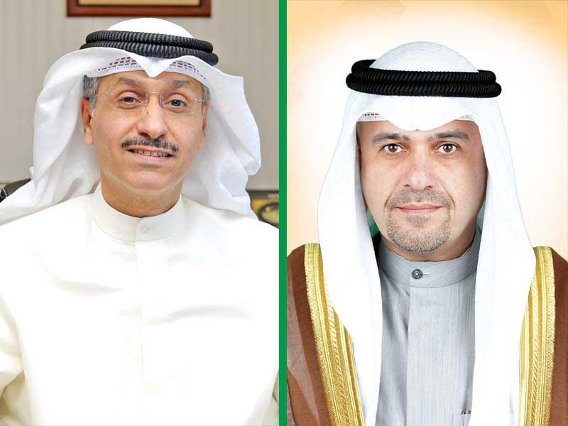  نائب رئيس مجلس الوزراء وزير الداخلية وزير الدولة لشؤون مجلس الوزراء، أنس الصالح- رئيس مركز التواصل الحكومي، الناطق باسم الحكومة الكويتية، طارق المزرم