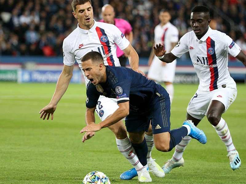 جانب من مباراة سابقة جمعت ريال مدريد وباريس سانت جيرمان