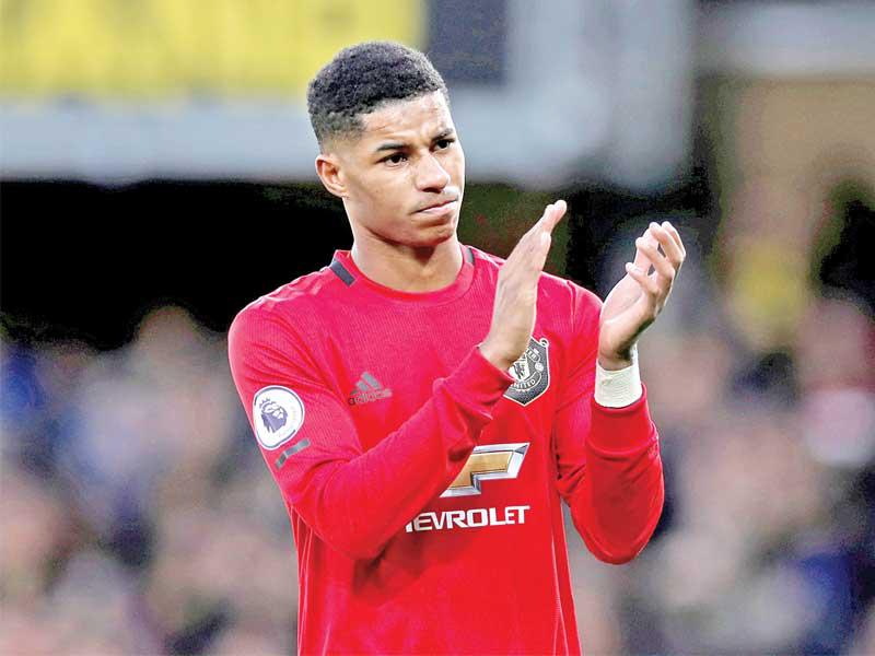 نجم فريق مانشستر يونايتد الإنكليزي  ماركوس راشفورد 