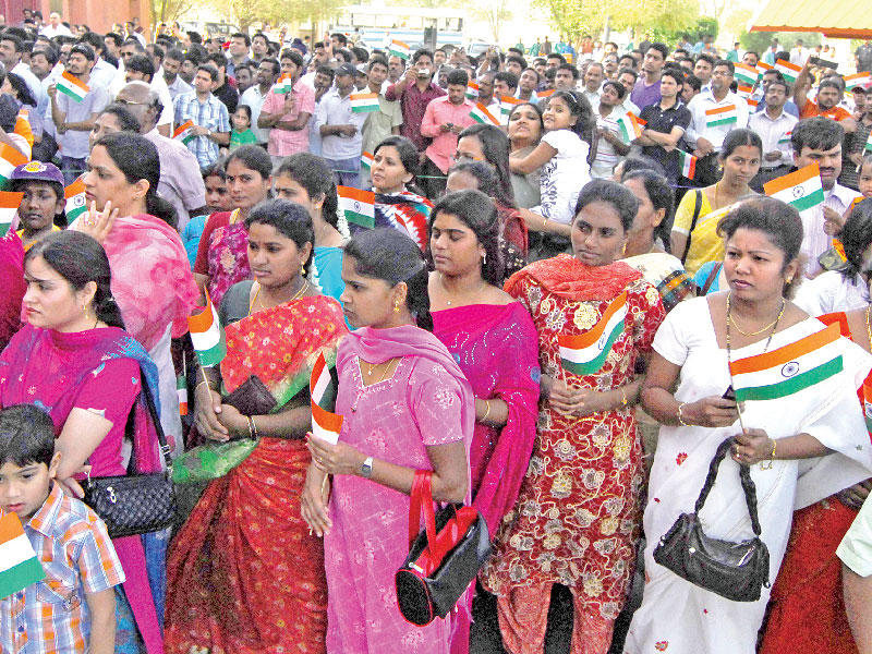 أبناء الجالية الهندية في الكويت خلال إحدى المناسبات (أرشيف)n