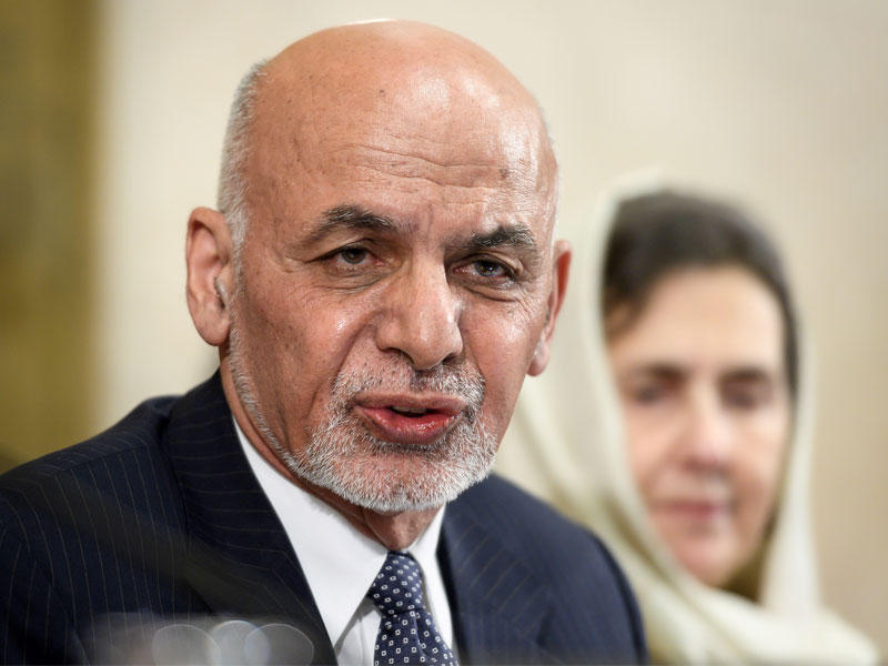 الرئيس الأفغاني  أشرف غني